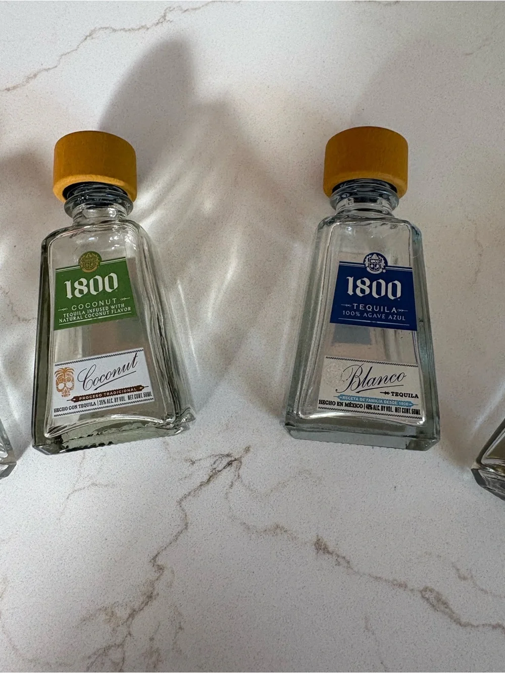 DIY CRAFTING OR COLLECTORS EMPTY MINI 1800 TEQUILA BOTTLES 5